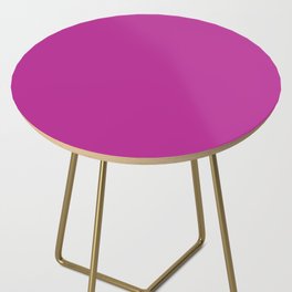 Purple Streptocarcus Side Table