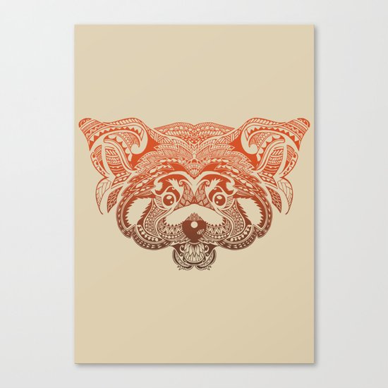 Polynesian Red Panda Canvas Print