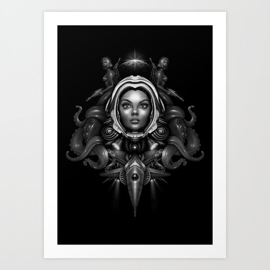 Space Horror 3000 Art Print