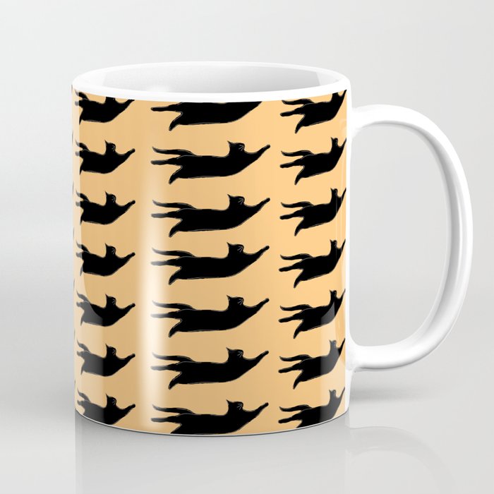 Stretching Cat Coffee Mug