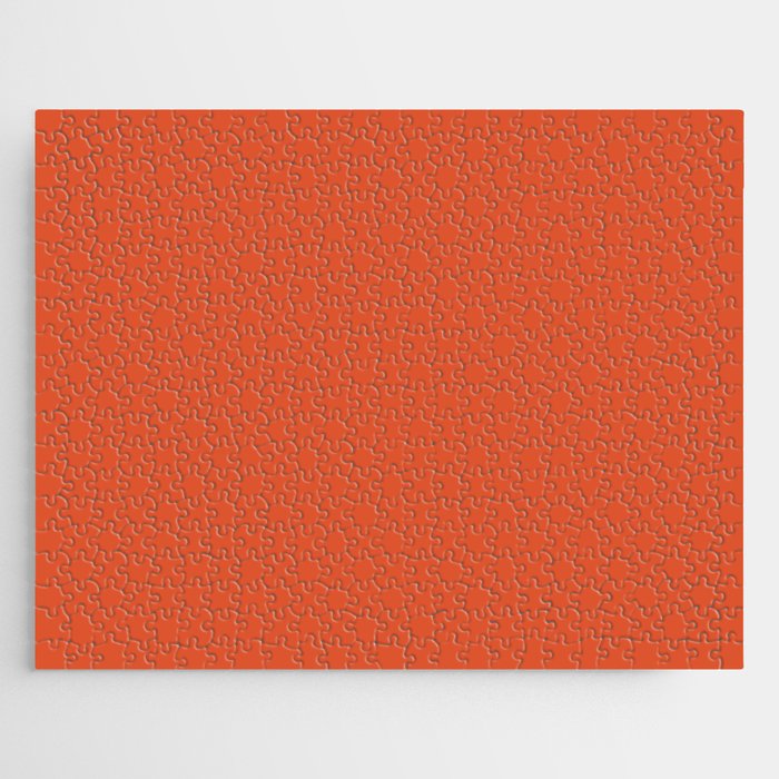 Untamed Orange Jigsaw Puzzle