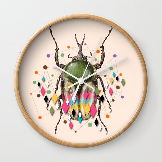 Insect VII Wall Clock