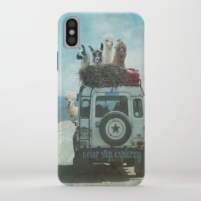 never stop exploring ii summer edition iphone case