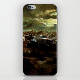 “The Last Stand” by Charles M Russell iPhone Skin