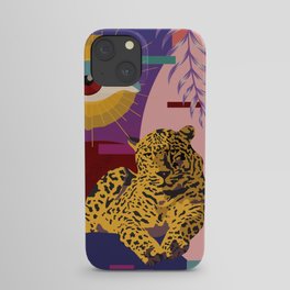 The Big Eye Leopard abstract iPhone Case
