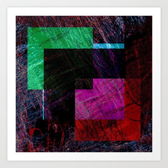 geometric abstract design # ### ## Art Print