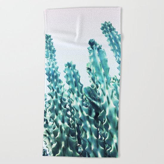 California Cactus #society6 #decor #buyart Beach Towel