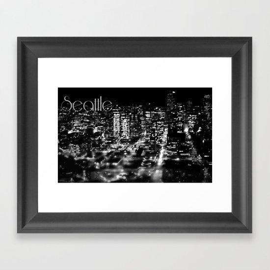 Seattle Framed Art Print