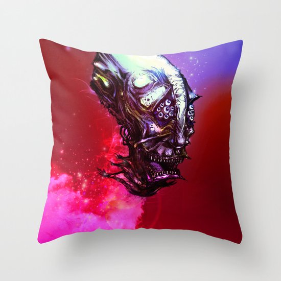 Blast Off! Throw Pillow
