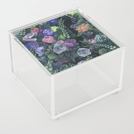 Joy Acrylic Box | Floraltheme, Flowers, Roses, Abstract, Acrylic, Joy, Painting 