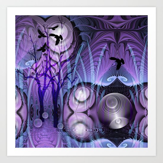 Magical Swamp Art Print