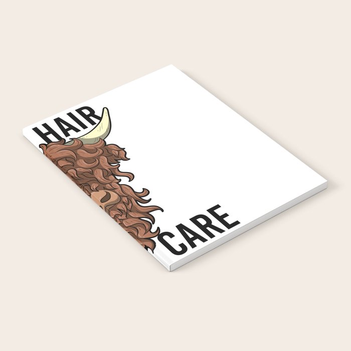 Wild Hair Don T Care Hipster Hairstyles Gift Notebook By Born