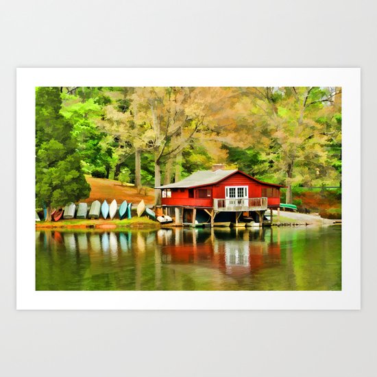 Estudio mb + janaina pacheco arquitetura location. The Lake House Art Print by ThePhotoGuyDarren | Society6
