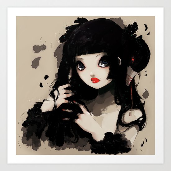 L'Oiseau silence Art Print