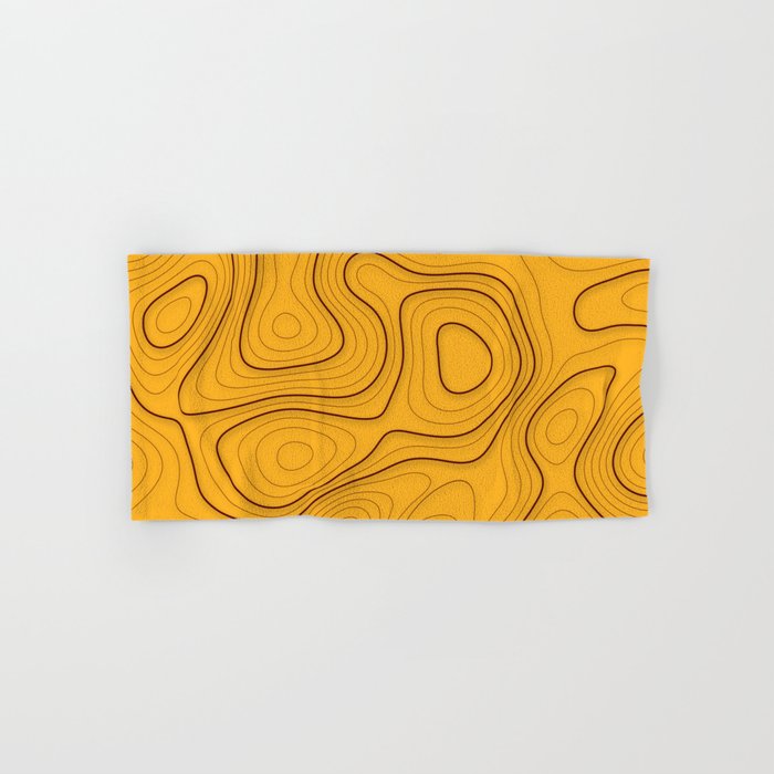 Wood texture, linear abstraction background Hand & Bath Towel