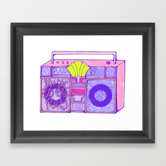 Stereos. Framed Art Print