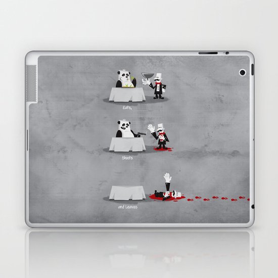 Eating Habits of the Panda Laptop & iPad Skin