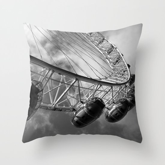 The London Eye Throw Pillow