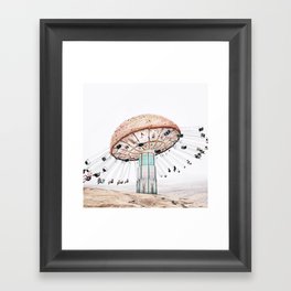Mushroom Carousel Framed Art Print