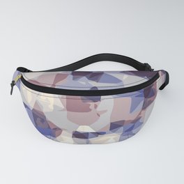 purple and blue modern abstract background Fanny Pack