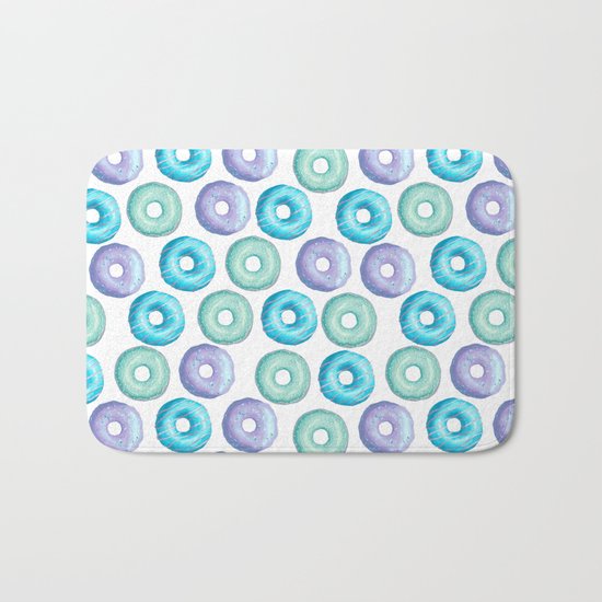 Holy Dessert Donuts Bath Mat