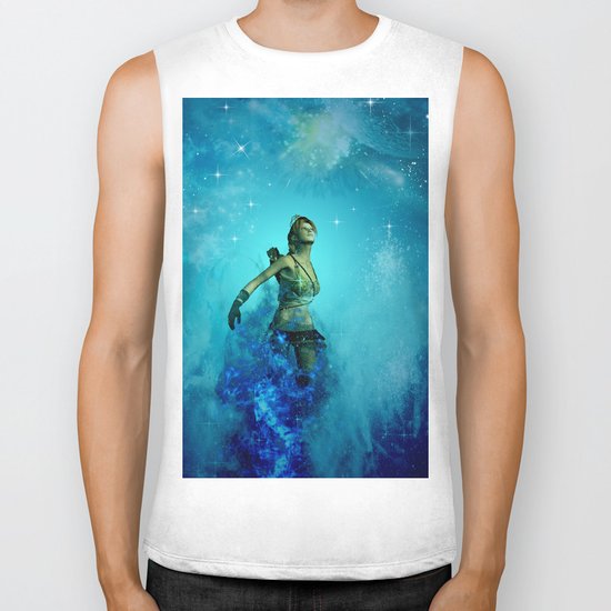 Fighter in the universe Biker Tank