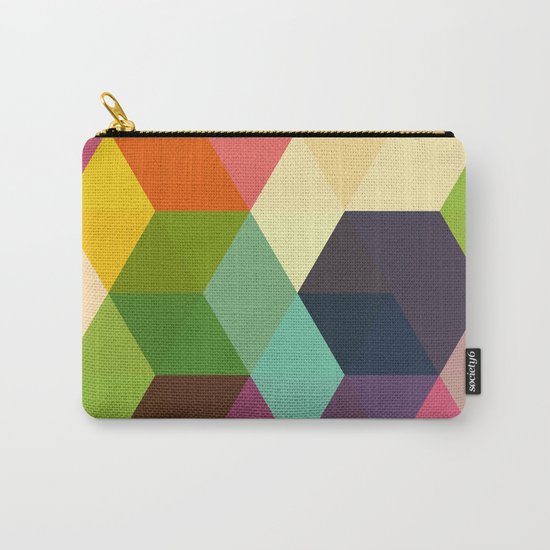 Retro Hexagonzo Carry-All Pouch