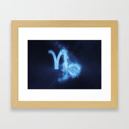 Capricorn Zodiac Framed Art Prints Society6