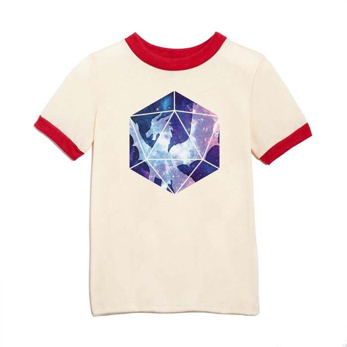 D20 Dragon Bright Soul Kids T Shirt