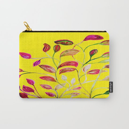 Red and Green Leaves! Yellow Sunshine! Carry-All Pouch