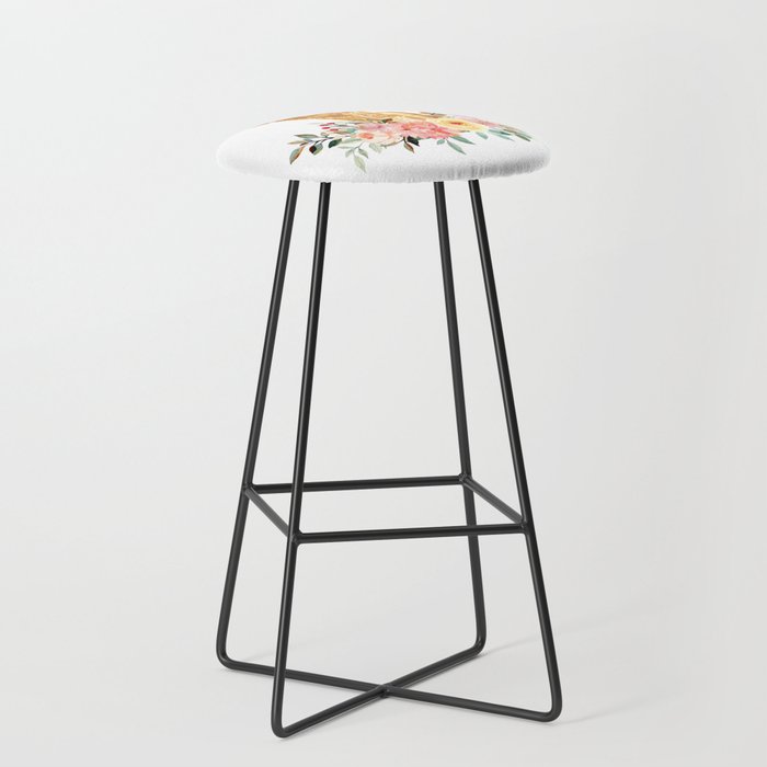 Flower Dog Bar Stool