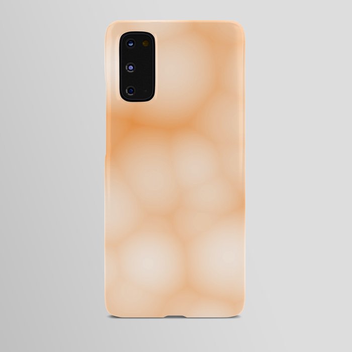 Blurry Orange Gradient Bubbles Android Case