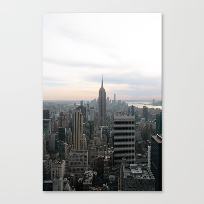 New York City Skyline Canvas Print by thelightholder | Society6