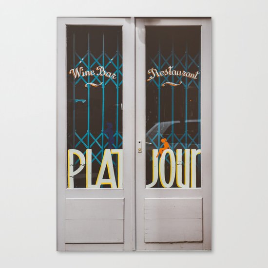 Plat du Jour Canvas Print