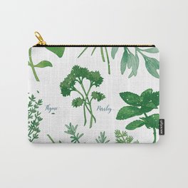 Kitchen Herbs Carry-All Pouch