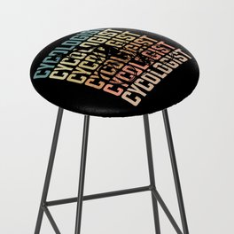 Cycologist definition funny cyclist quote Bar Stool