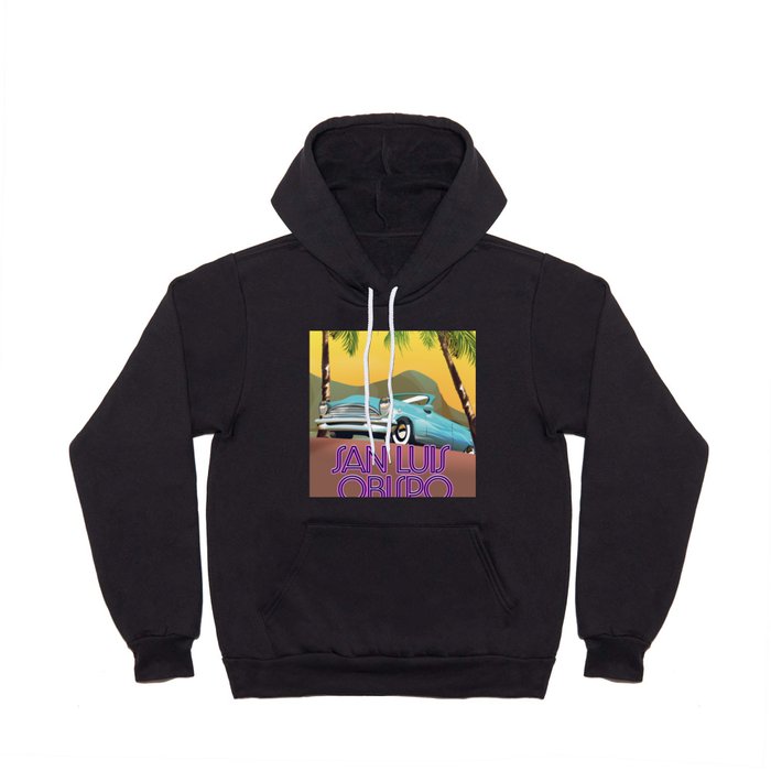 San Luis Obispo California Travel poster Hoody