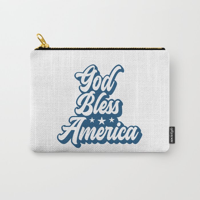 God Bless America Carry-All Pouch