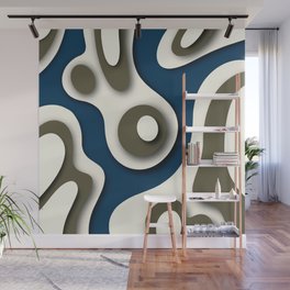 Geometric color mountain 19 Wall Mural