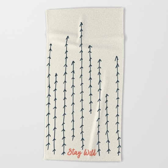 Stay Wild Beach Towel