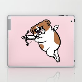English Bulldog Cupid Laptop Skin