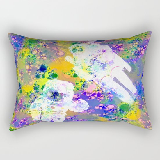 Psychedelic Space Rectangular Pillow