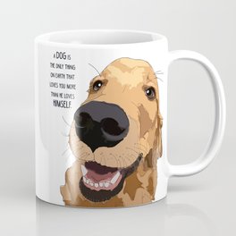Golden Retriever dog love Mug
