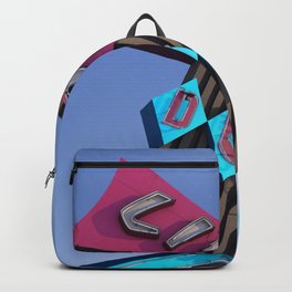 Liquor Deli Vintage Retro Neon Sign Backpack