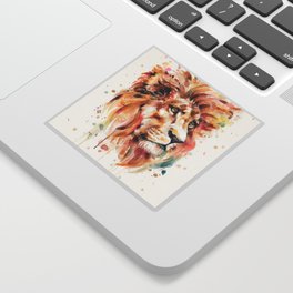 All Things Majestic (lion) Sticker