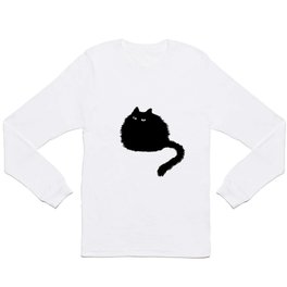 Black cat Long Sleeve T Shirt