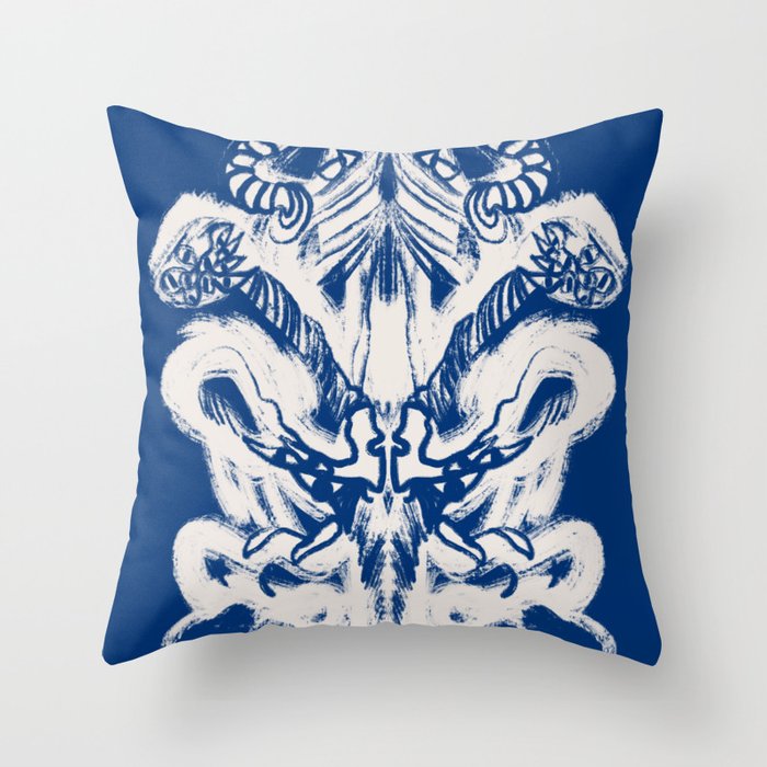 Abstract symmetry 06 Throw Pillow