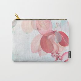 Vide Spring Harvest Carry-All Pouch | Bohemian, Botanical, Vintage, Watercolor, Floral, Pattern, Nature, Digital, Abstract, Ink 