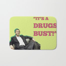 It's A Drugs Bust! Bath Mat | People, Movies & TV, Illustration, Graphic Design 