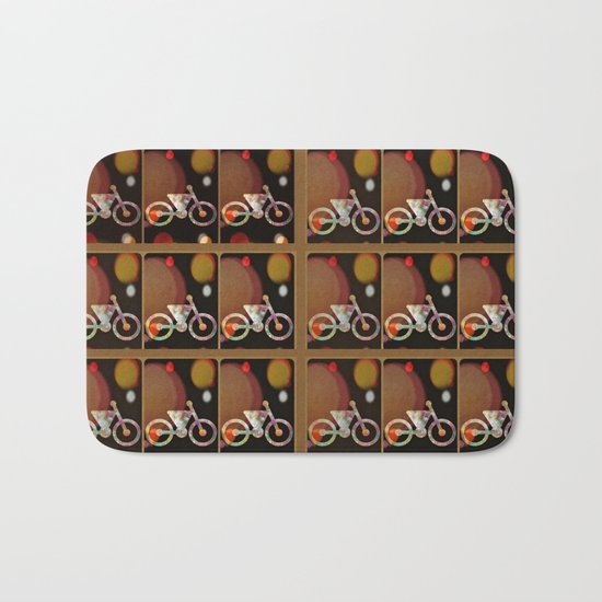 Bicycle Brown Derby Bath Mat
